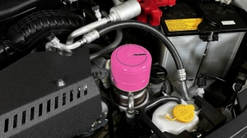 Picture of PERRIN 15-25 Subaru WRX & 13-26 BRZ-FR-S-86-GR86 Oil Filter Cover - Hyper Pink
