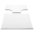 Picture of DEI 03-06 Jeep Wrangler TJ 2-Door w-Speaker Pods Boom Mat Headliner - 2 Piece - White