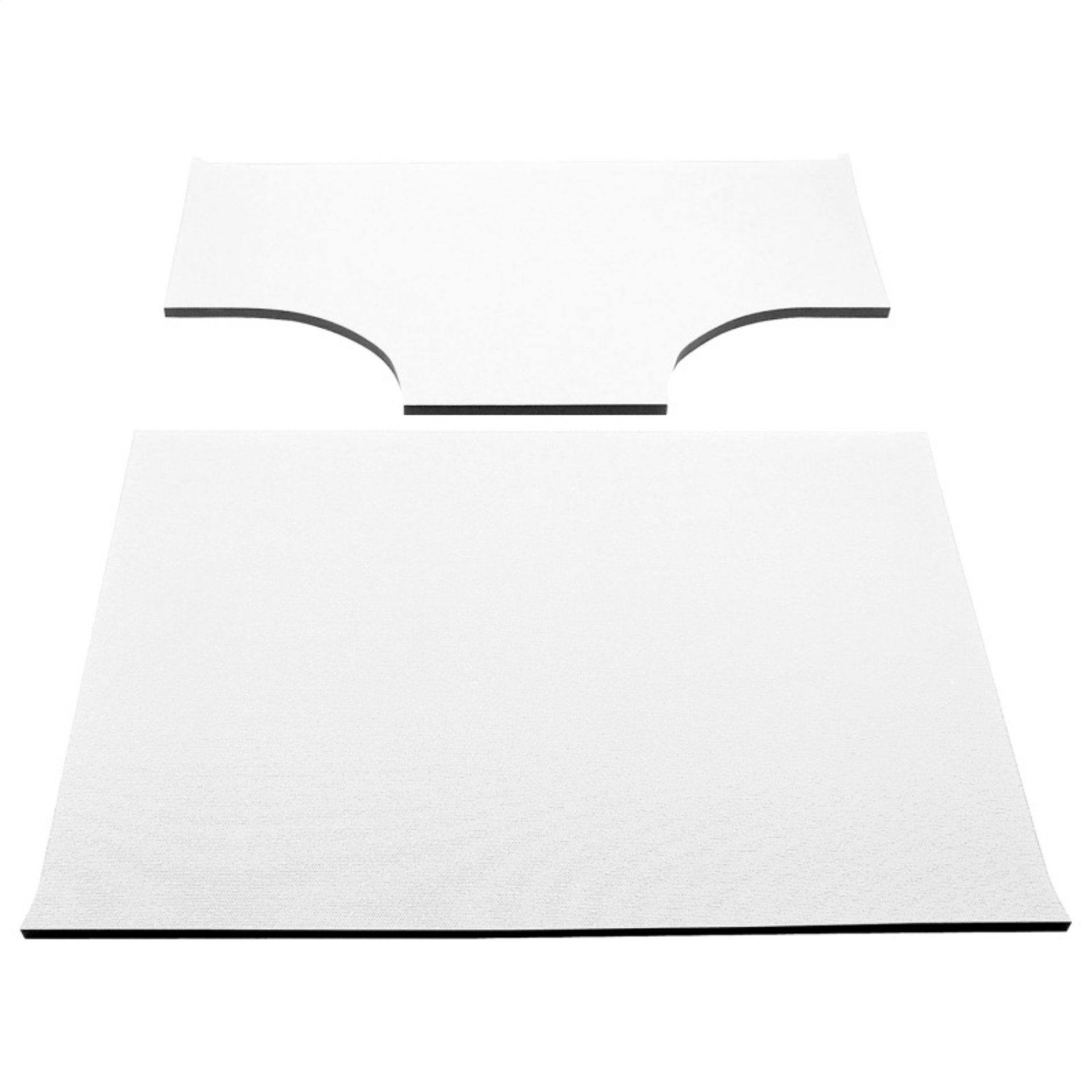 Picture of DEI 03-06 Jeep Wrangler TJ 2-Door w-Speaker Pods Boom Mat Headliner - 2 Piece - White