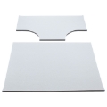 Picture of DEI 03-06 Jeep Wrangler TJ 2-Door w-Speaker Pods Boom Mat Headliner - 2 Piece - White