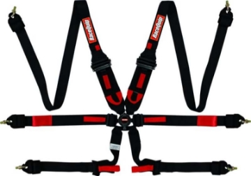 Picture of RaceQuip Black FIA CAMLOCK 6pt Pull Down Lap
