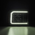Picture of AlphaRex 05-07 Ford F250-350-450-550 Super Duty NOVA LED Proj HL Blk w-Actv Light & Seq Sig + SB DRL