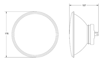 Picture of Hella Headlamp Esh Fa Gn Mgs12 53396 1A6