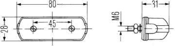 Picture of Hella Lamp K Black 2Ka