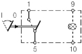 Picture of Hella Momentary Switch Spst W-Loc Light
