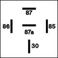 Picture of Hella Relay 12V 20-40A Spdt Res Sld
