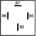 Picture of Hella Relay Mini Iso 4 Pole 12V Spst