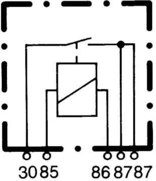 Picture of Hella Relay Mini Iso 5 Pole 24V Spst D87