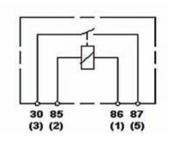 Picture of Hella Relay Mini Iso Alt 4 Pole 24V Spst Bkt