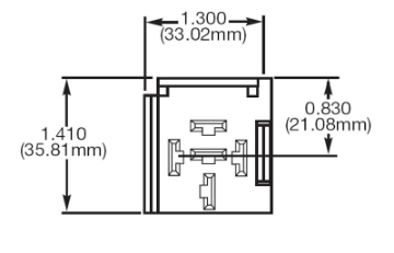 Picture of Hella Relay Socket Mini 5 Term Bkt 1