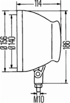 Picture of Hella Worklight 1Ga