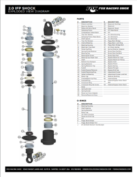 Picture of Fox Dia- 1-625 Shaft 2-375 TLG Stem Steel