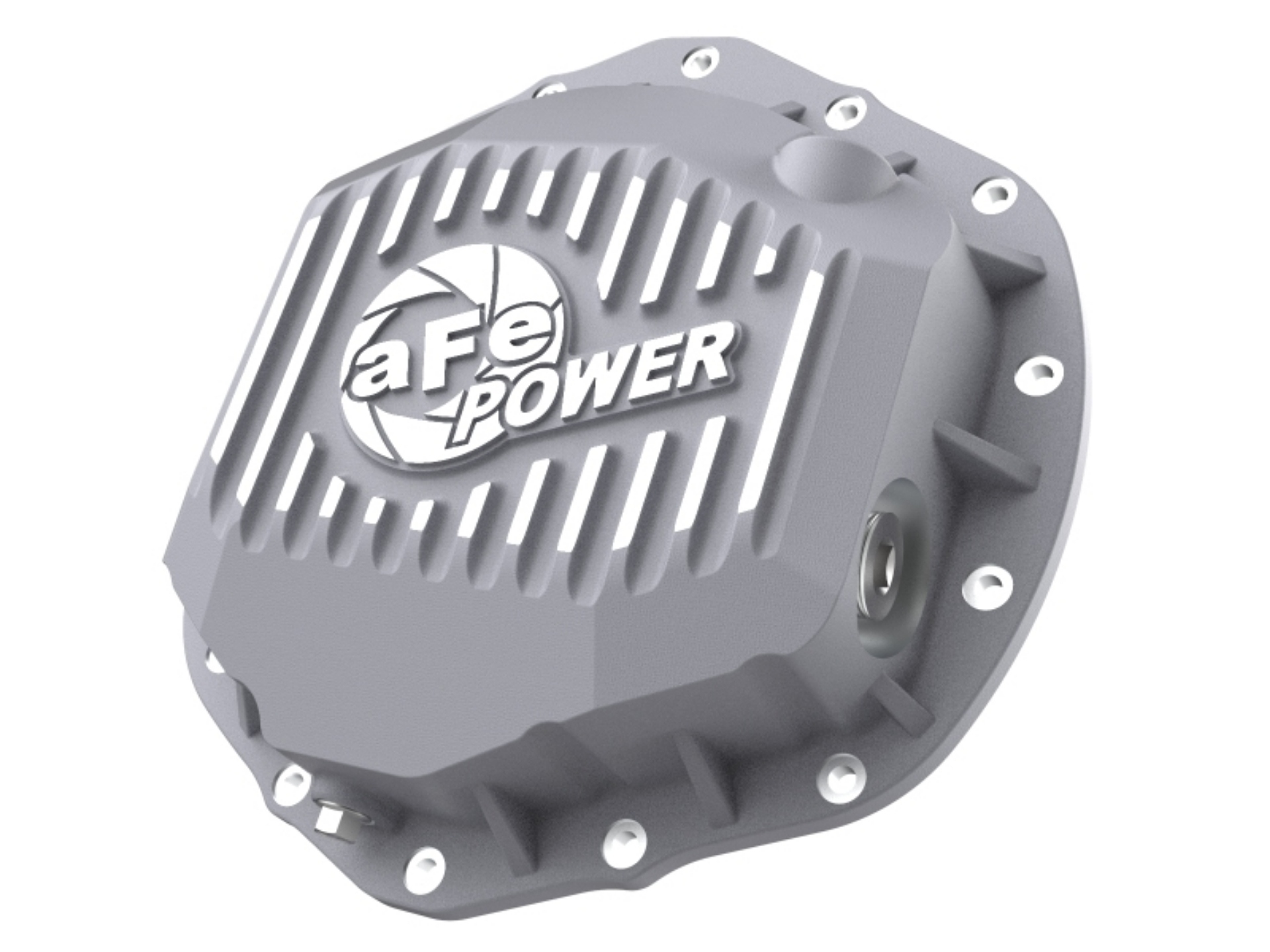 Picture of aFe Street Series Rear Differential Cover Raw w- Machined Fins 20-21 GM Trucks V8-6-6L