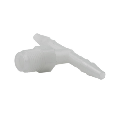 Picture of Autometer Fitting Tee 1-4in Hose to 1-8in NPT Male - Nylon
