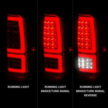 Picture of ANZO 2014-2021 Toyota Tundra LED Taillights Chrome Housing-Clear Lens