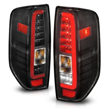 Picture of ANZO 2005-2021 Nissan Frontier LED Taillights Black Housing-Clear Lens