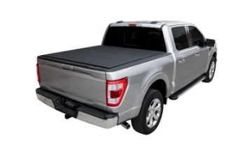 Picture of Access LOMAX Tri-Fold Cover 07-17 Toyota Tundra  - 5ft 6in Bed w-Deck Rail