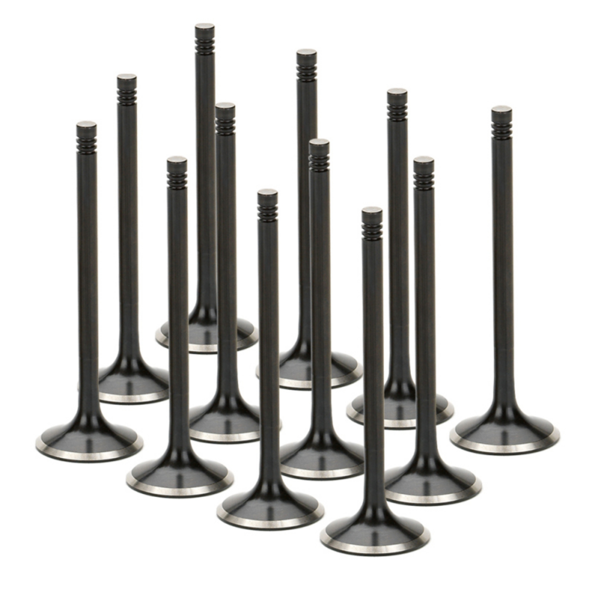 Picture of Supertech Subaru EG33 H6 24V Black Nitrided Inconel Exhaust Valve - Set of 12