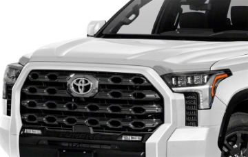Picture of AVS 22-23 Toyota Tundra CC-CrewMax & 2023 Sequoia Aeroskin Low Profile Hood Shield - Chrome