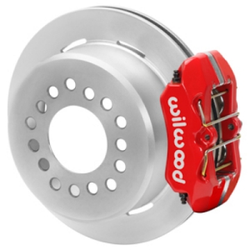 Picture of Wilwood Dynapro Rear Parking Brake Kit Undrilled Rotors Red 1964-1971 Buick-Olds-Pontiac