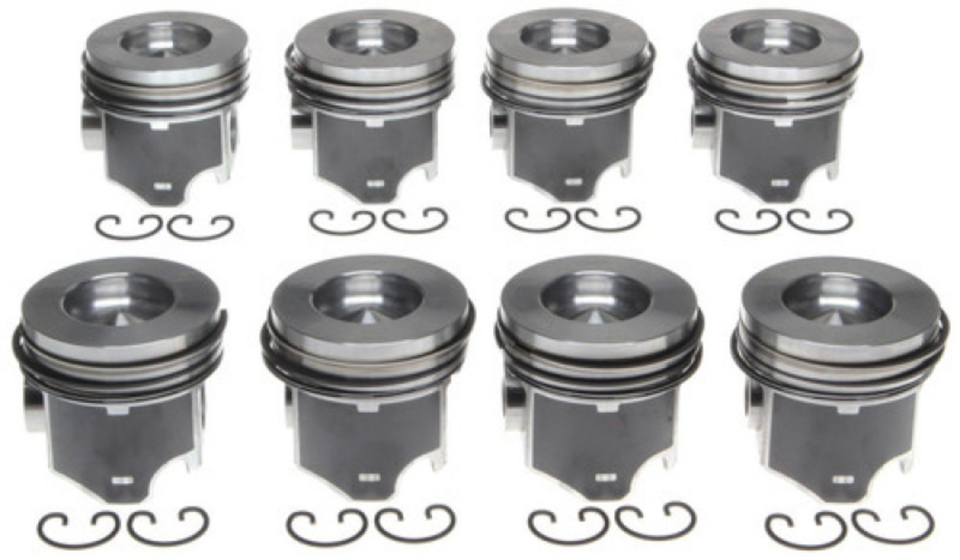 Picture of Mahle OE GM 5-7L 101V13A3 -020 w- Pin Eng Pack Piston Set Set of 8