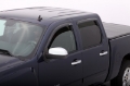 Picture of AVS 22-23 Toyota Tundra Outside Mount Window Deflectors 4pc - Smoke