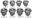 Picture of Mahle OE DODGE TRK - Cummins 6-7L 06-11 -50MM Piston Set Set of 6