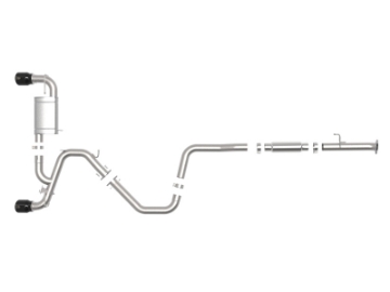 Picture of aFe Hyundai Veloster N 21-22 L4-2-0L t Takeda Cat-Back Exhaust System- Black Tips