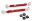Picture of UMI Performance 08-09 Pontiac G8 10-14 Camaro Toe Rods CrMo Rod Ends