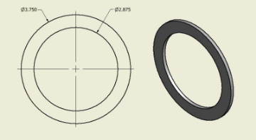 Picture of UMI Performance Spring Spacer 1-8in