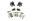 Picture of UMI Performance 64-72 GM A-Body Rear Coilover Kit Control Arm Relocation Bolt In