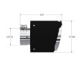 Picture of MBRP Universal Carbon Fiber Tip 2-5in ID - 5in OD Out - 6-5in Length Angle Cut Dual Wall