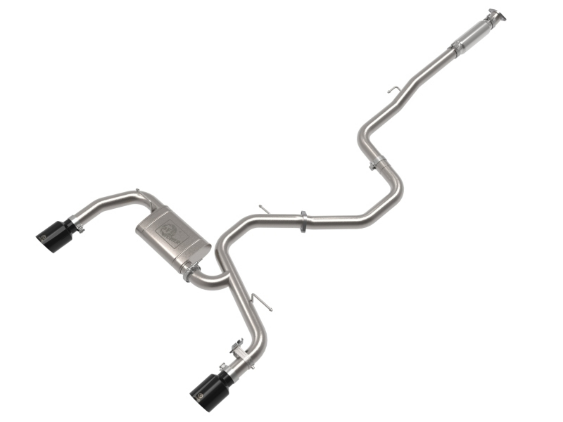 Picture of aFe Takeda Hyundai Elantra N 22-23 L4-2-0L t 3in 304 SS Cat-Back Exhaust w- Black Tips