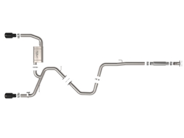 Picture of aFe Takeda Hyundai Elantra N 22-23 L4-2-0L t 3in 304 SS Cat-Back Exhaust w- Black Tips