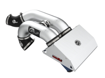 Picture of aFe Rapid Induction Pro 5R Cold Air Intake System Brushed 21-22 Ford F-150 Raptor V6-3-5L tt