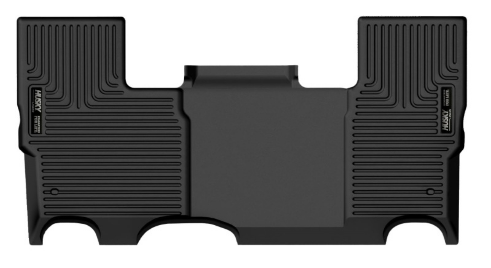 Picture of Husky Liners 2022 Jeep Wagoneer - Grand Wagoneer w-2nd Row Bench X-ACT 2nd Seat Floor Liner - Blk