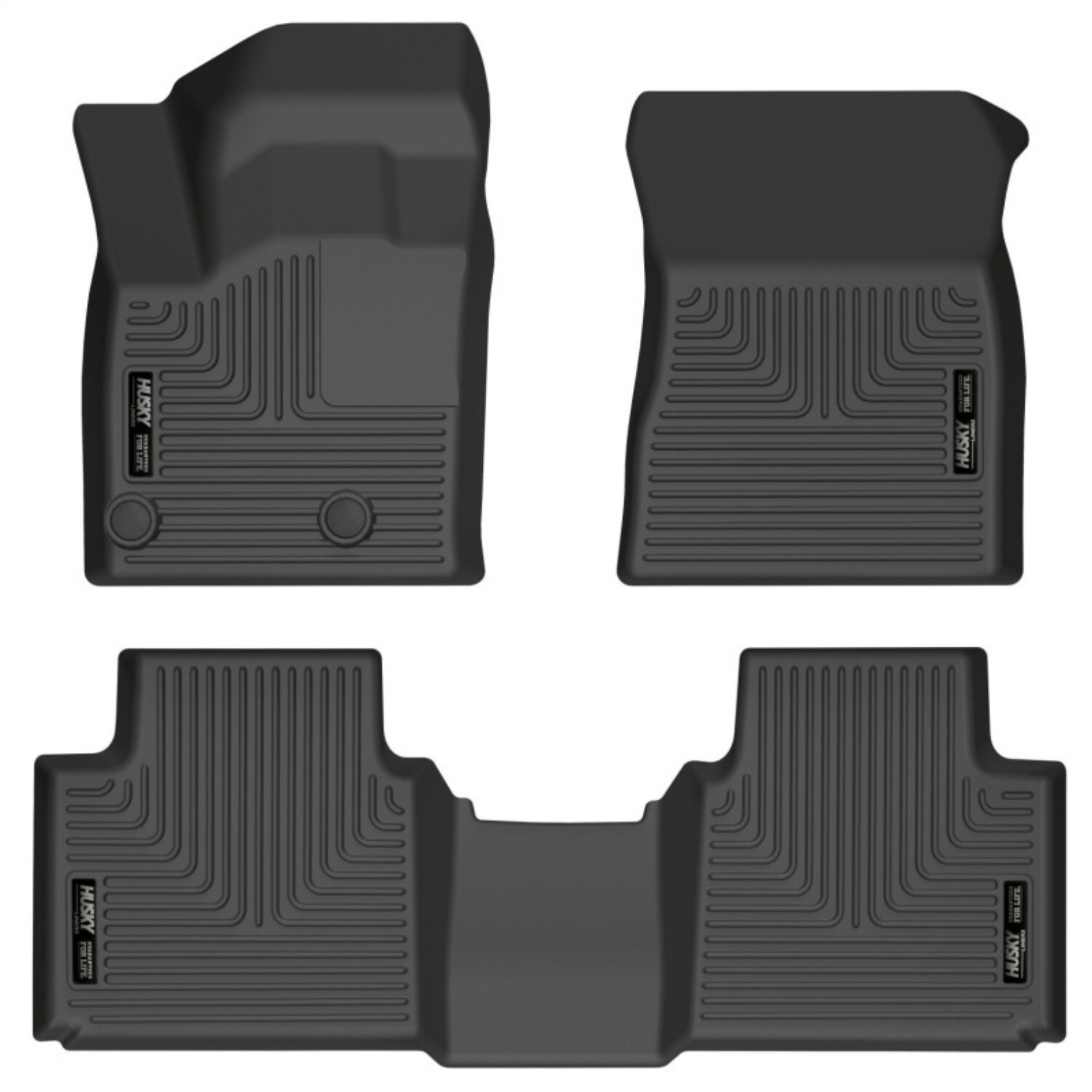 Picture of Husky Liners 2022 Mitsubishi Outlander WeatherBeater Front & 2nd Seat Floor Liner - Blk