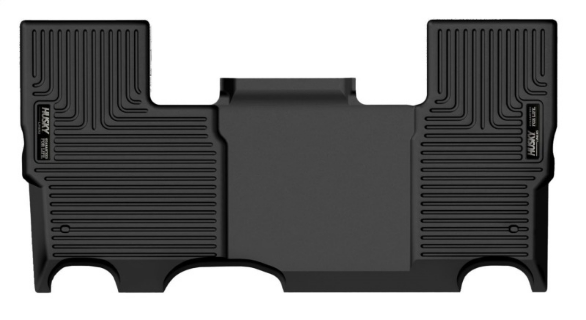 Picture of Husky Liners 2022 Jeep Wagoneer w-2nd Row Bench Seats WeatherBeater 3rd Seat Floor Liner - Blk