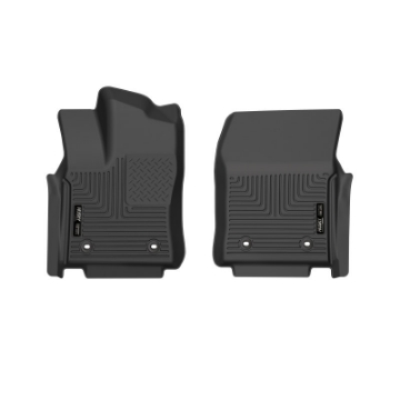 Picture of Husky Liners 2022 Toyota Tundra CC-DC & 2023 Sequoia WeatherBeater Front Floor Liner - Blk