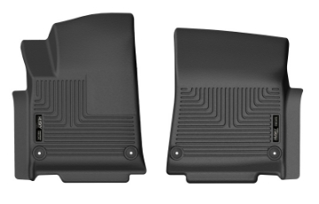 Picture of Husky Liners 2022 Rivian R1T WeatherBeater Front Floor Liner - Blk