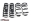 Picture of UMI Performance 78-88 G-Body Lowering Spring Kit 1in Lowering