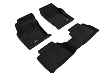 Picture of 3D MAXpider 13-16 Ford Fusion Elegant 1st 2nd Row - Floor Mat Set Black