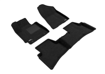 Picture of 3D MAXpider 16-18 Hyundai Tucson Elegant 1st 2nd Row - Floor Mat Set Black