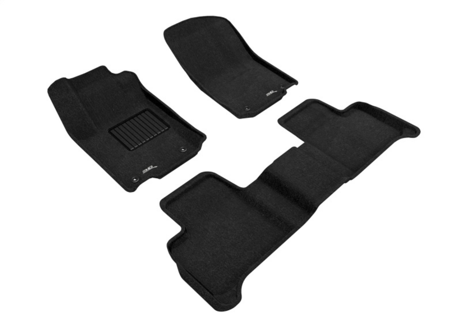 Picture of 3D Maxpider 16-19 Mercedes GLE-Class Suv-Coupe Amg GLE63 SUV Elegant 1st 2nd Row - Set Black