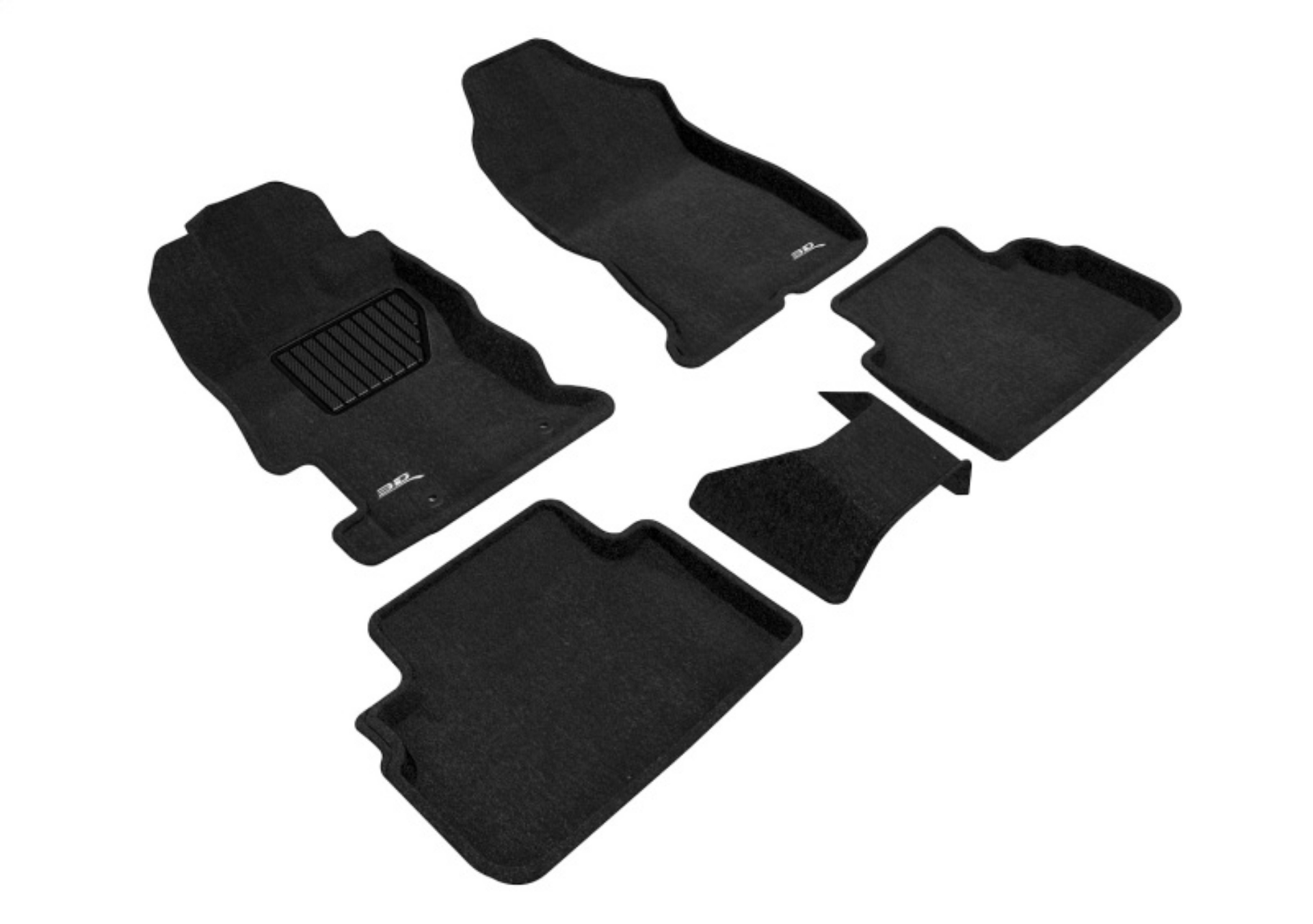 Picture of 3D MAXpider 17-22 Subaru Impreza Elegant 1st 2nd Row - Floor Mat Set Black