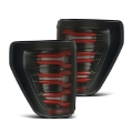 Picture of AlphaRex 21-22 Ford F-150 LUXX LED Taillights Black-Red