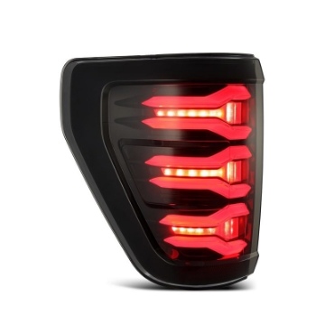 Picture of AlphaRex 21-22 Ford F-150 LUXX LED Taillights Black-Red