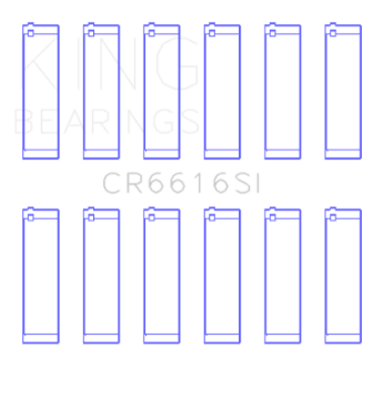 Picture of King Engine Bearings Buick - Chevrolet V6 STD Size SI-Series Connecting Rod Bearings Set of 6