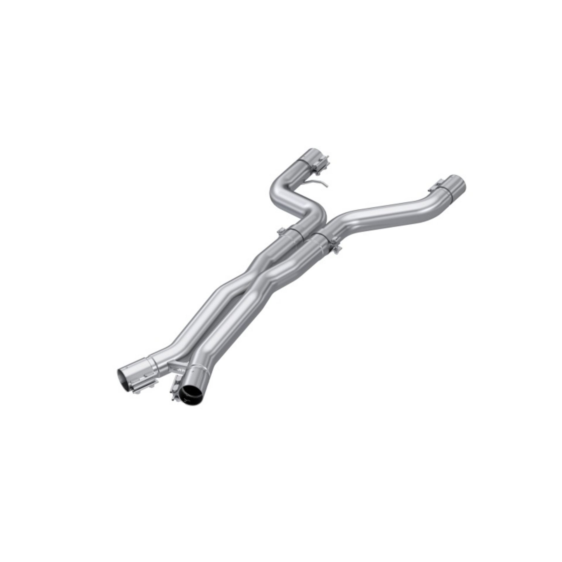Picture of MBRP 21-23 BMW M4 G82 - M3 G80 3-0L T304 Stainless Steel 3in Resonator Bypass X-Pipe