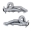 Picture of BBK 19-22 Dodge Ram 1500 5-7L Excl MegaCab Shorty Tuned Exhaust Headers - 1-3-4in Titanium Ceramic